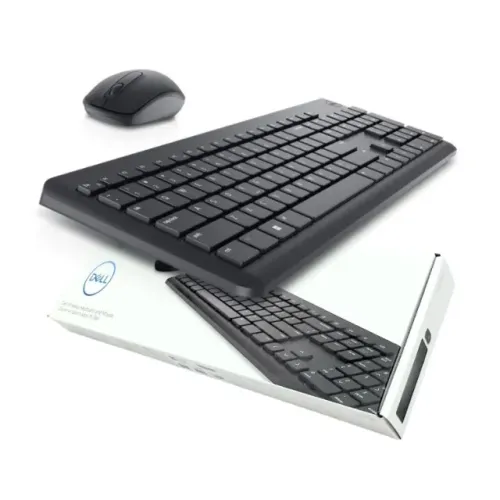Teclado e mouse sem fio Dell   Marca Dell Cor Preto Tecnologia de conectividade Sem fio Di