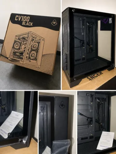 Gabinete Gamer CV100 Black - Novo, nunca usado!