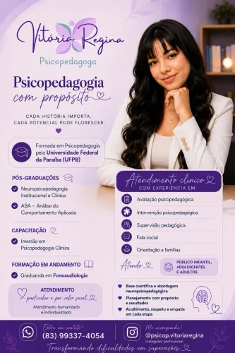 Psicopedagoga em João Pessoa | Avaliação e Intervenção Psicopedagógica
