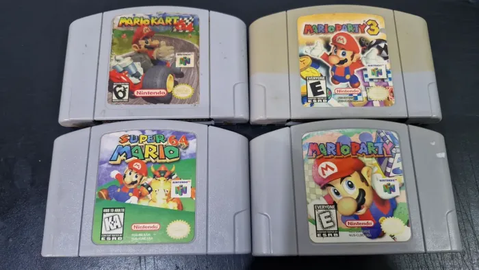 Lote jogos nintendo 64 mario