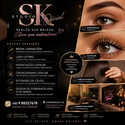 ?Studio SK Oficial | Cílios, Sobrancelhas, Unhas e Estética?