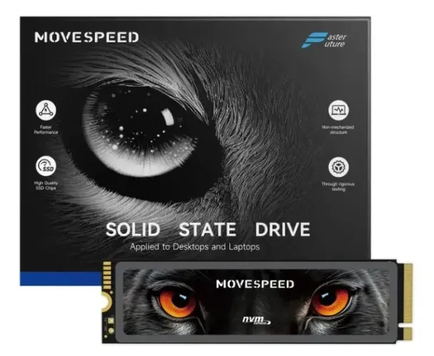 NVMe 2Tb Movespeed PCI 4.0 7500 Mb/s