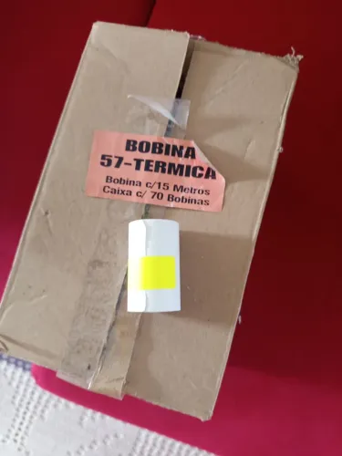 Caixa de bobinas pra máquina de cartão