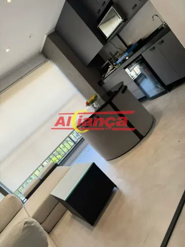 Belíssimo studio 40m2 / prox. ao bosque maia / Guarulhos / finamente mobiliado / 650 mil