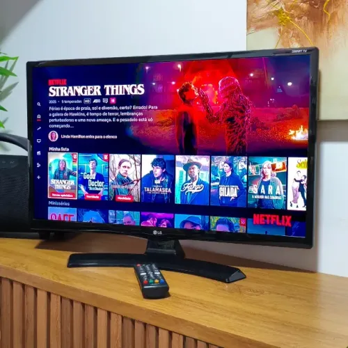 Smart TV LG 28" LED HD, webOS, Wi-Fi, 2 HDMI, USB