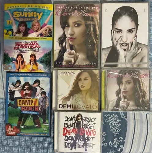 Coleção Demi Lovato CDs e DVDs
