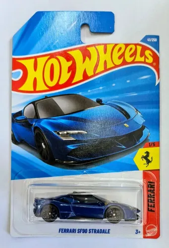 Hot Wheels - Ferrari SF90 Stradale Azul