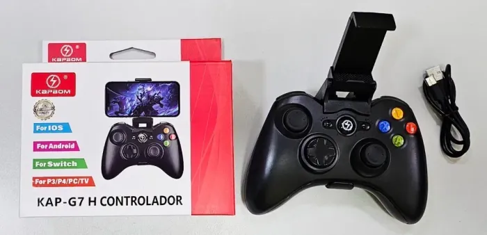Controle Bluetooth para jogos de celular