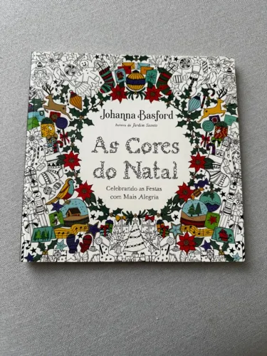 Livro de pintar As cores do Natal
