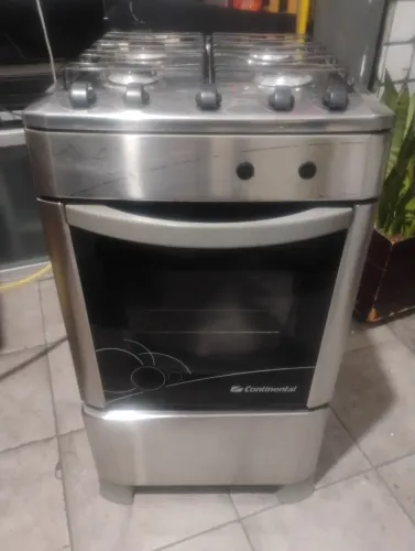 Vendo fogão inox continental funcionando perfeitamente 390,00 elétrico ok
