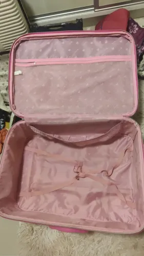 Mala de viagem rosa GRANDE