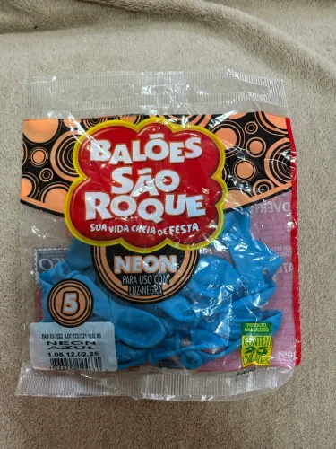 Balões Neon São Roque - Novos e Lacrados