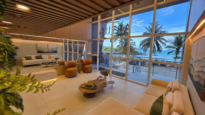 Alugo Apartamento anual na Praia do Morro completo c ar condicionado area de lazer