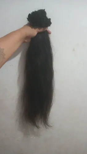 Cabelo humano na tela