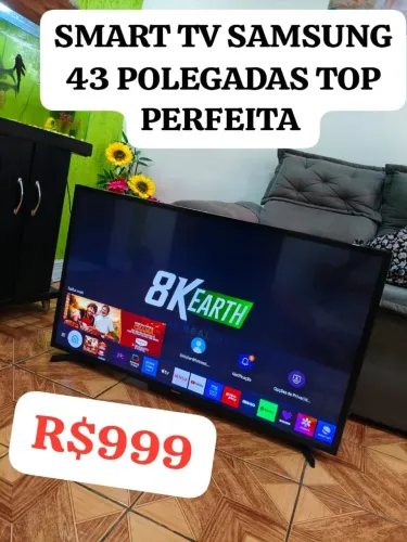 SMART TV SAMSUNG 43 POLEGADAS TOP PERFEITA BARATA R$999. ENTREGO! 