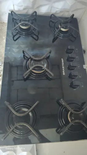 Cooktop Brastemp 5 bocas a gás