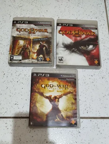 Coleção jogos god of war ps3