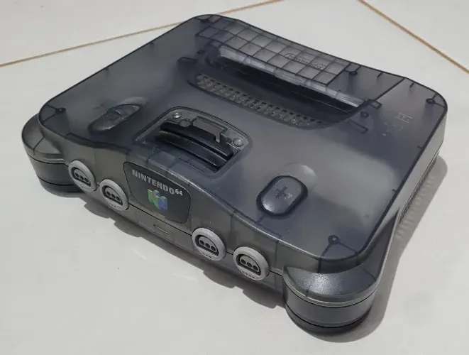 Nintendo 64 Edição Sabores Jabuticaba - Translucido - Detalhe Terceiro Conector Controle!!