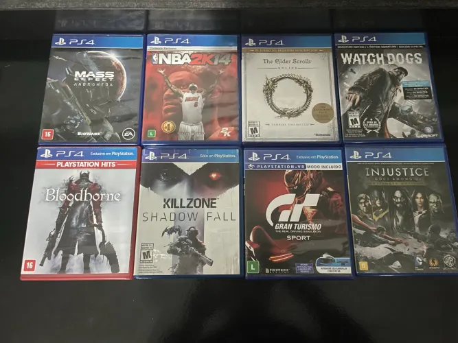 LOTE 8 JOGOS PS4