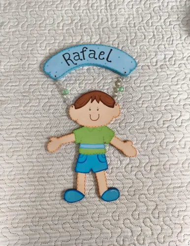 Enfeite de porta infantil