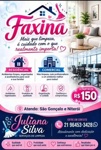 Juliana Silva-Serviços de limpeza :)