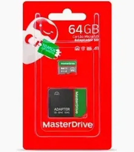 Cartão de memória 64gb MasterDrive