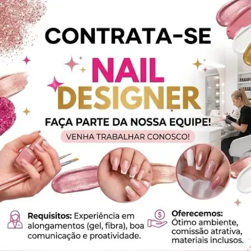 Vaga para Nail Designer - Salão Clube da Miss Sepetiba