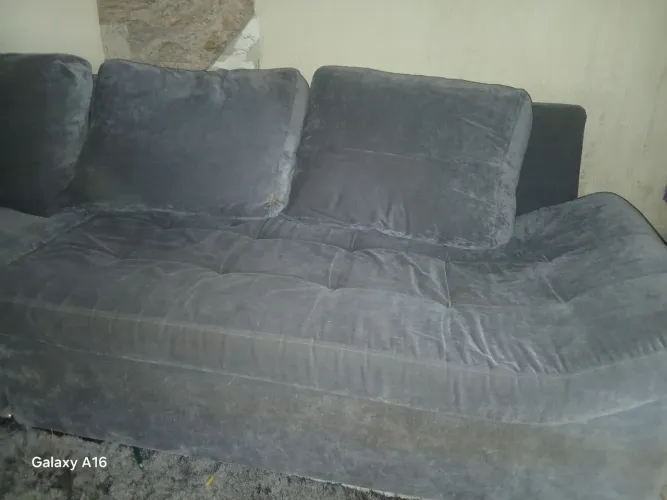 vendo sofá em formato de L grande bem cuidado