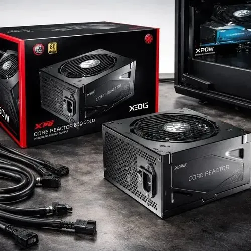 Fonte Gamer | 850W | XPG Core Reactor | Pouco Uso | Garantia