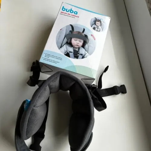 Apoio De Cabeca Para Assento De Carro, Preto, Tamanho único Buba