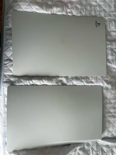 Tampas Plates Originais PS5 FAT com Leitor Brancas - Par