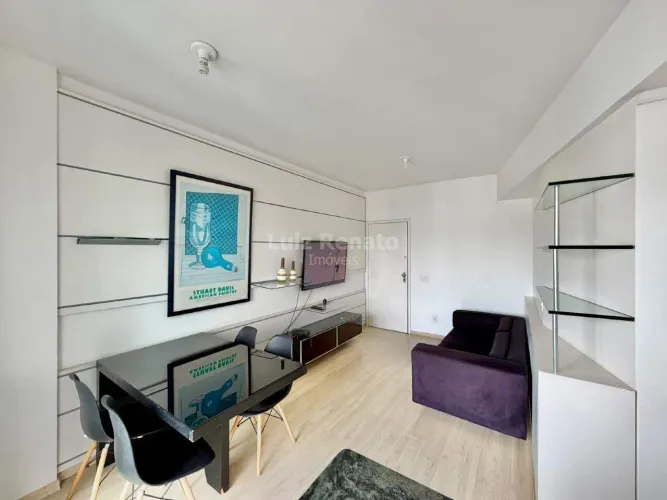 Apartamento mobiliado para locação, 1 quarto, 60m² de área em Lourdes