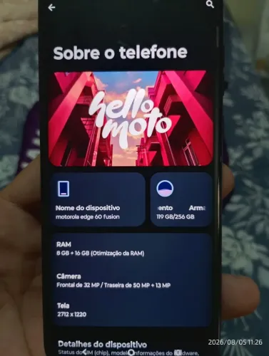 Vendo celular moto Edge 60 fusion