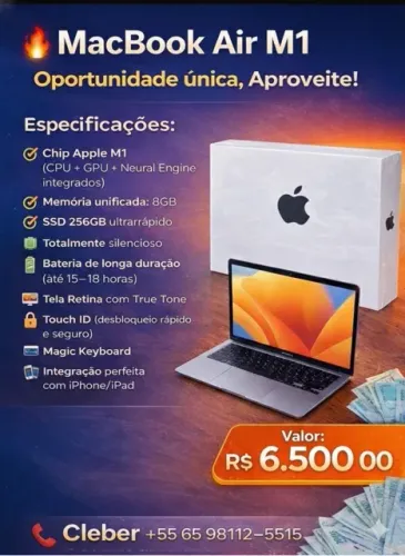 VENDO MACBOOK AIR APPLE 13 POLEGADAS