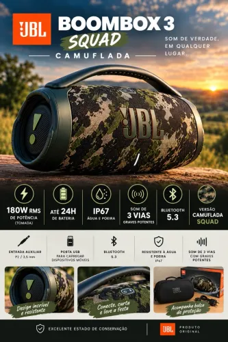JBL Bommbox 3 Camuflada