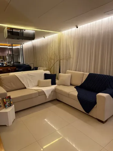 Sofá com cama Queen de 8 lugares Novo