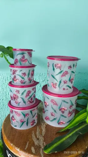 Tupperware conjunto de plástico 
