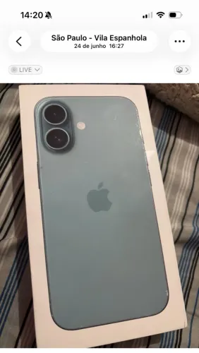 Vendo iPhone 16 128gb na caixa