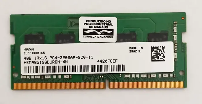 Memória RAM Notebook 4GB DDR4 3200MHz - Original e Perfeita
