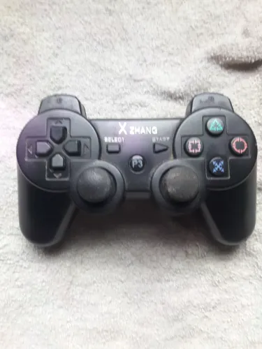 controle sem fio X-Zhang DualShock compatível com o PlayStation 3 (PS3).