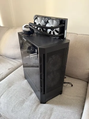 Kit Gabinete Cougar Duo Face + Water Cooler Corsair H100 RGB 240 mm