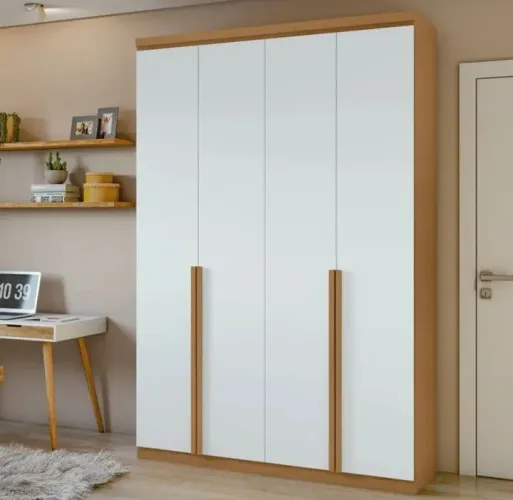 6 Portas 100% MDF Branco - Móveis Lopas