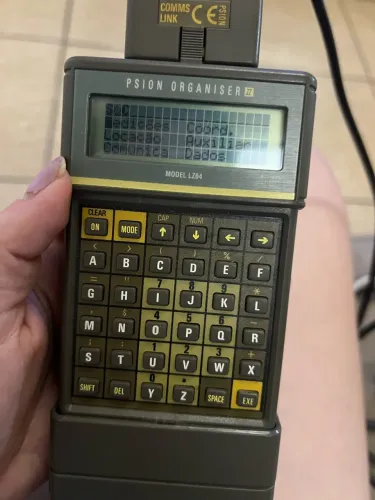 Psion Organiser Ii Lz64 + Comms Links + Ram Extra Cinza-escuro (Usado)