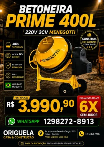 Betoneira menegotti 
