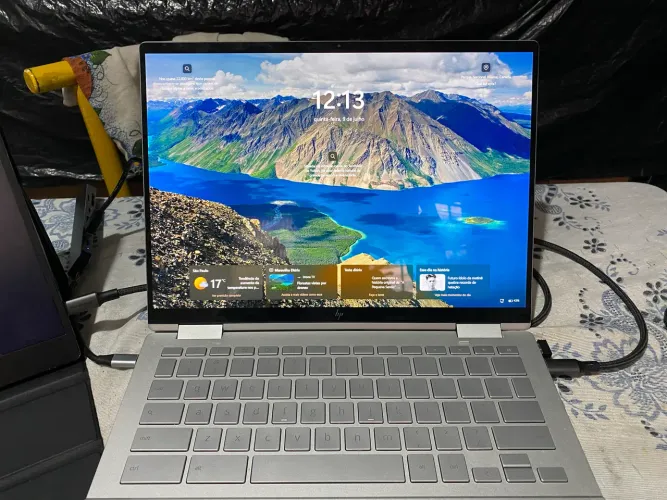 NOTEBOOK 2 EM 1 - i7 10 Geração 16gb RAM + Monitor Portátil + 500gb HD Externo