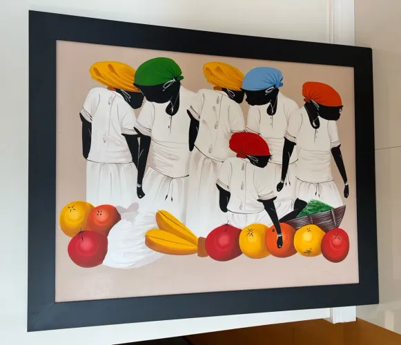 Quadro Tela artista Bahiano 113x88