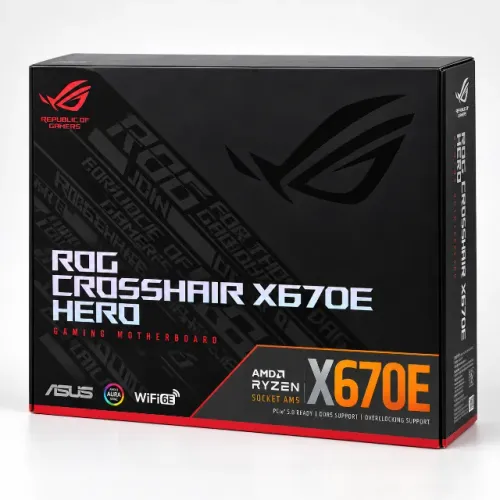 Placa Mãe Asus Rog X670E Crosshair Hero Socket AM5 / DDR5