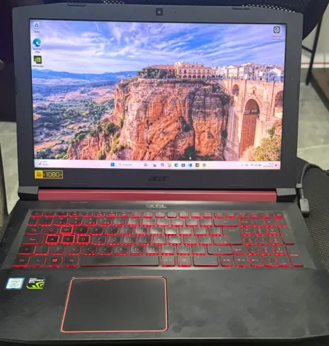 Notebook Gamer Nitro 5 com 16 GB de memória- GTX 1050 e 1TB de HD