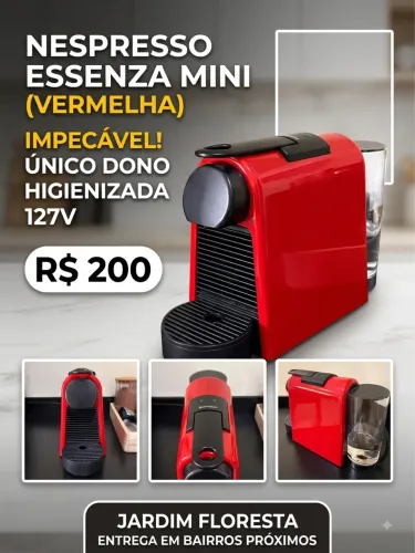 Cafeteira Nespresso Essenza Mini - R$ 200 - Só Venda