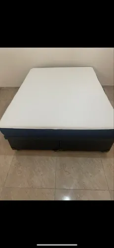 Cama Box Baú + colchão Lunna